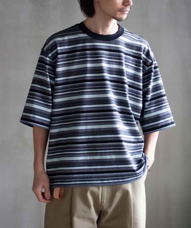 トップス POLYPLOID / T SHIRTS B - BLACK / GRAY POLYPLOID T SHIRT B BLACK/GRAY - Mens | rroomm onlinestore（ルーム
