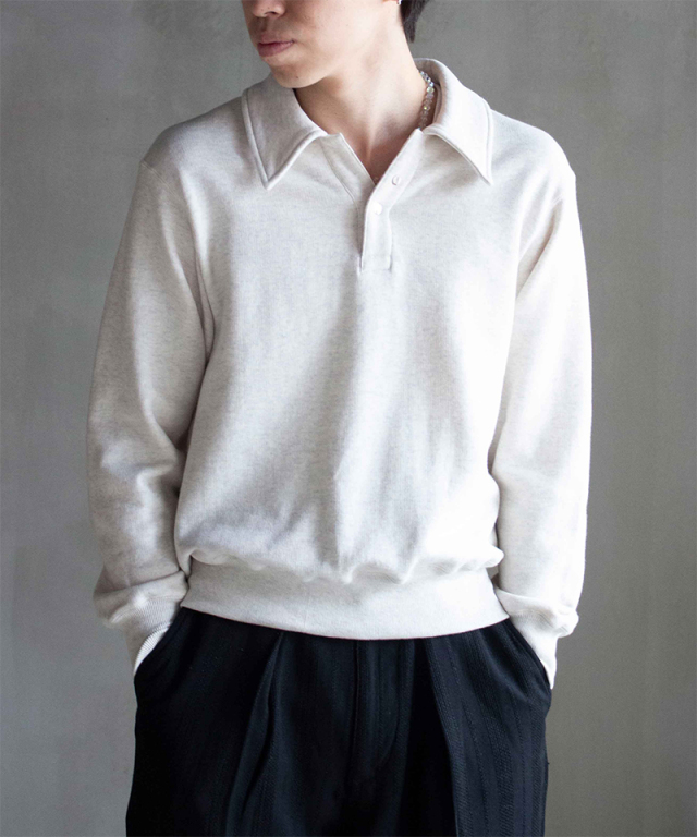 OLD FOLK HOUSE Skipper Sweatshirt Heather Gray - Mens