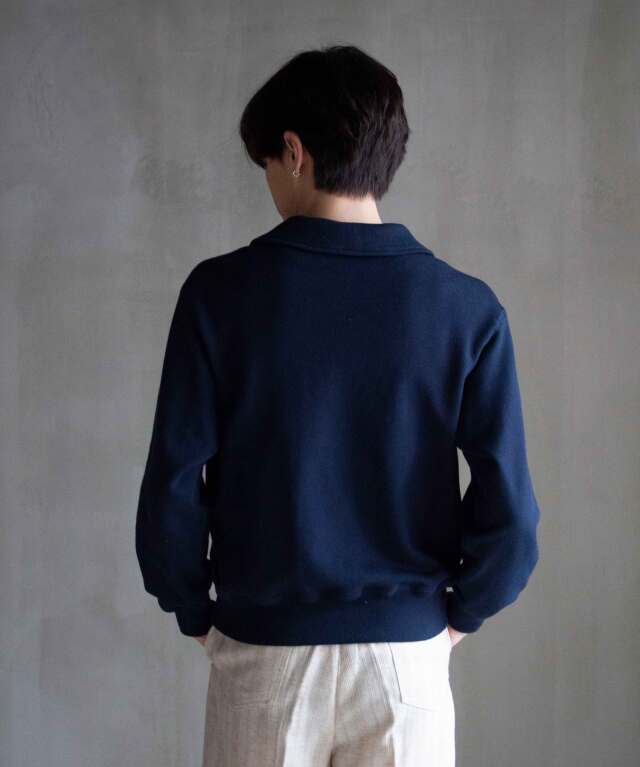 OLD FOLK HOUSE Skipper Sweatshirt Navy - Mens | rroomm onlinestore 