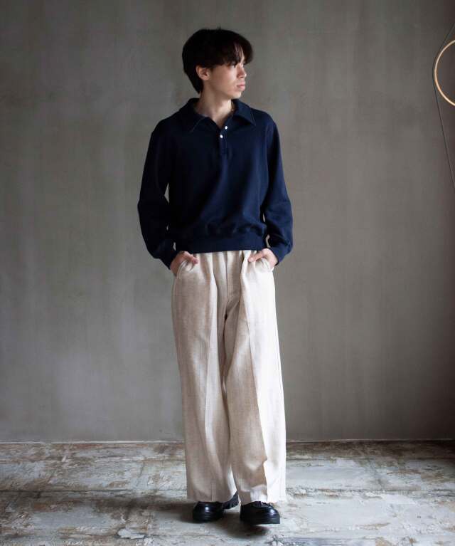 OLD FOLK HOUSE Skipper Sweatshirt Navy - Mens | rroomm onlinestore 