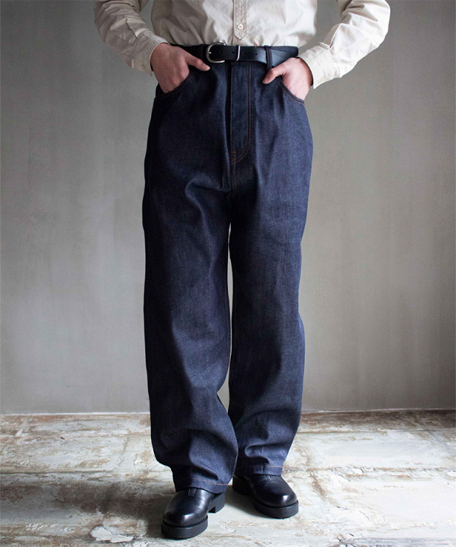 saby TYPE01 RIGID-12.5oz Bingo Denim- INDIGO - Mens