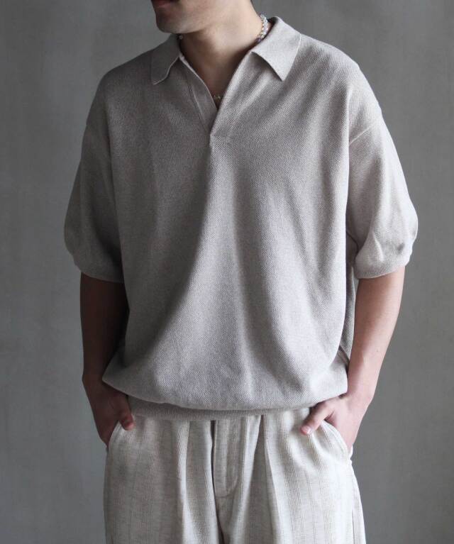 steven alan×crepuscule ポロシャツ ベージュ size1 steven alan×crepuscule ポロシャツ ベージュ size1 - メルカリ