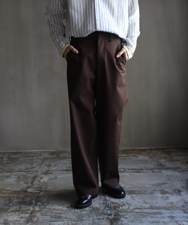 OLD FOLK HOUSE Land Pants Dark Brown - Mens