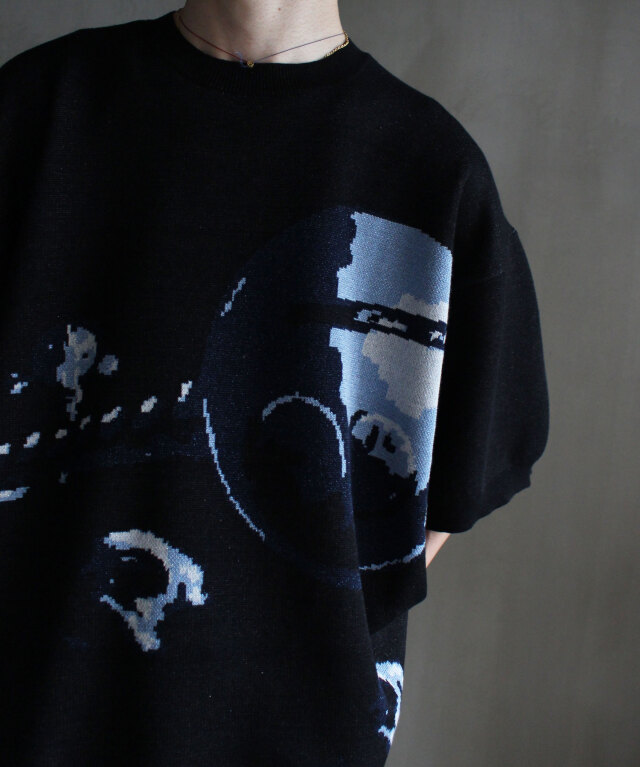 DAIRIKU Space H-S Lama Knit ブラック SALE 50%OFF ! 【DAIRIKU/ダイリク】