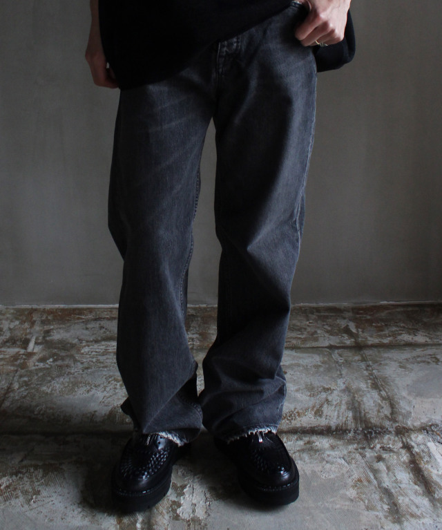 パンツ dairiku straight denim black size29 セール】【DAIRIKU / ダイリク】別注 Rigid Straight Denim