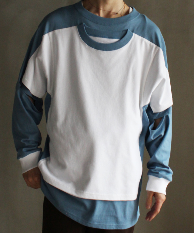 トップス RANDY HANG White Blue RANDY HANG White Denim × white - Mens | rroomm onlinestore（ルーム