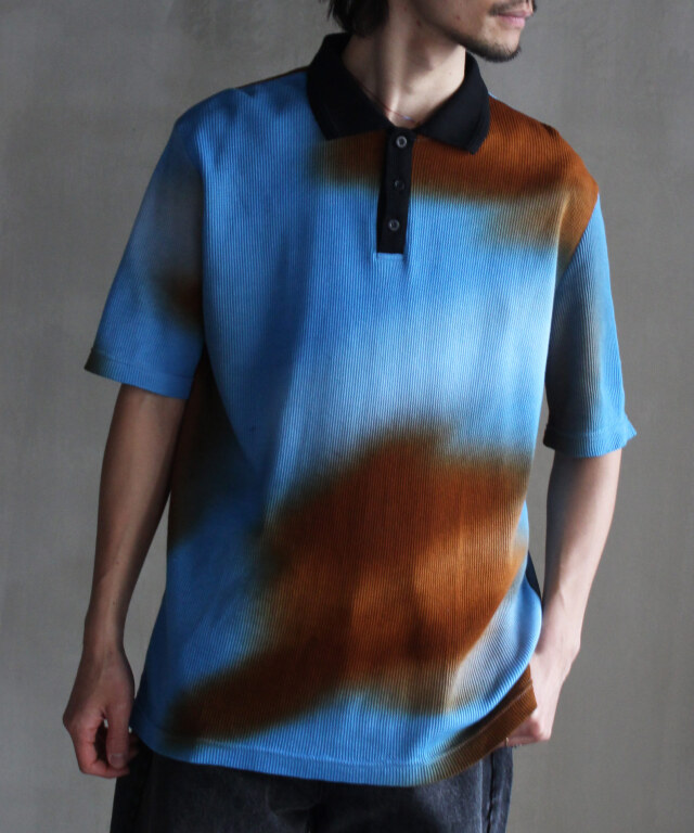 sukuhome WAFFLE POLO SHIRT DESERT - Mens