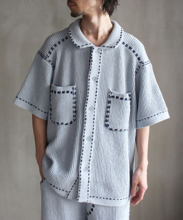 PHINGERIN PG1 BEACH SHIRT GREY - Mens | rroomm onlinestore（ルーム