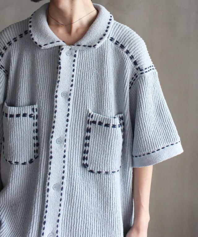 PHINGERIN PG1 BEACH SHIRT GREY - Mens | rroomm onlinestore（ルーム