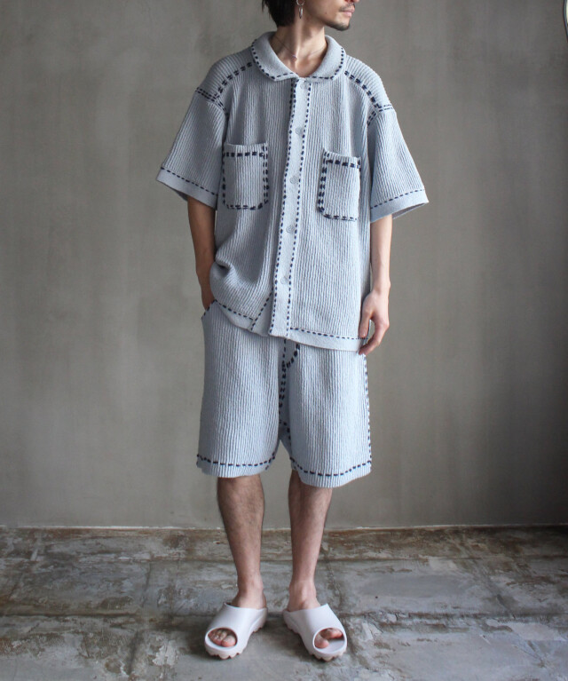PHINGERIN PG1 BEACH SHIRT GREY - Mens | rroomm onlinestore（ルーム