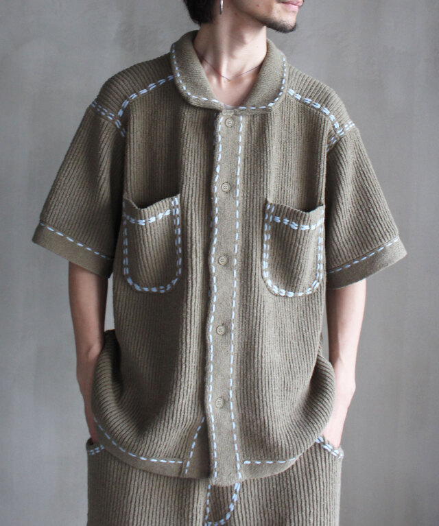 PHINGERIN PG1 BEACH SHIRT KHAKI - Mens | rroomm onlinestore
