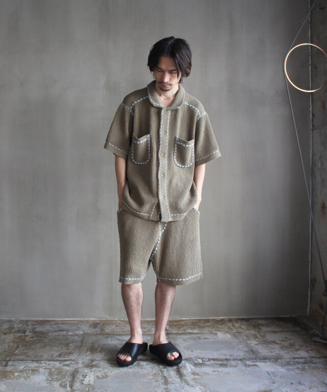 PHINGERIN PG1 BEACH SHIRT KHAKI - Mens | rroomm onlinestore
