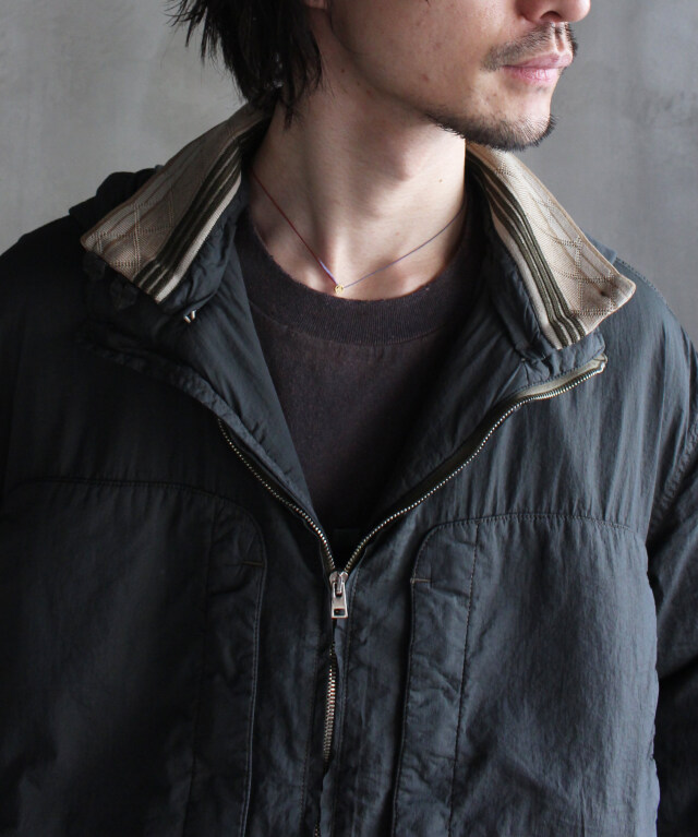 RANRA PURS PADDED NYLON HOODIE JACKET PEAT - Mens | rroomm