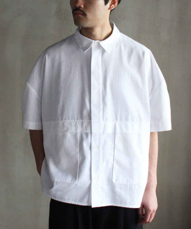 QUILP MARSH Shirts WHITE RIPSTOP - Mens