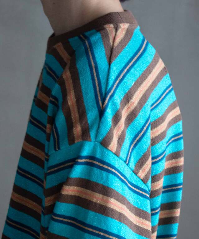 crepuscule rroomm 別注　リバーシブル　セーター crepuscule EX BORDER PULL OVER BROWN/GREEN - Mens | rroomm