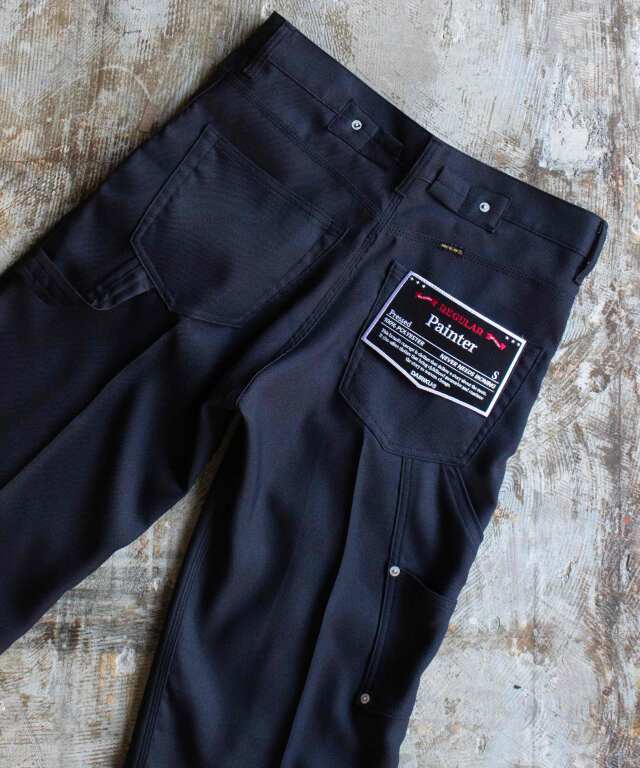 DAIRIKU "Painter" Pressed Pants Black - Mens