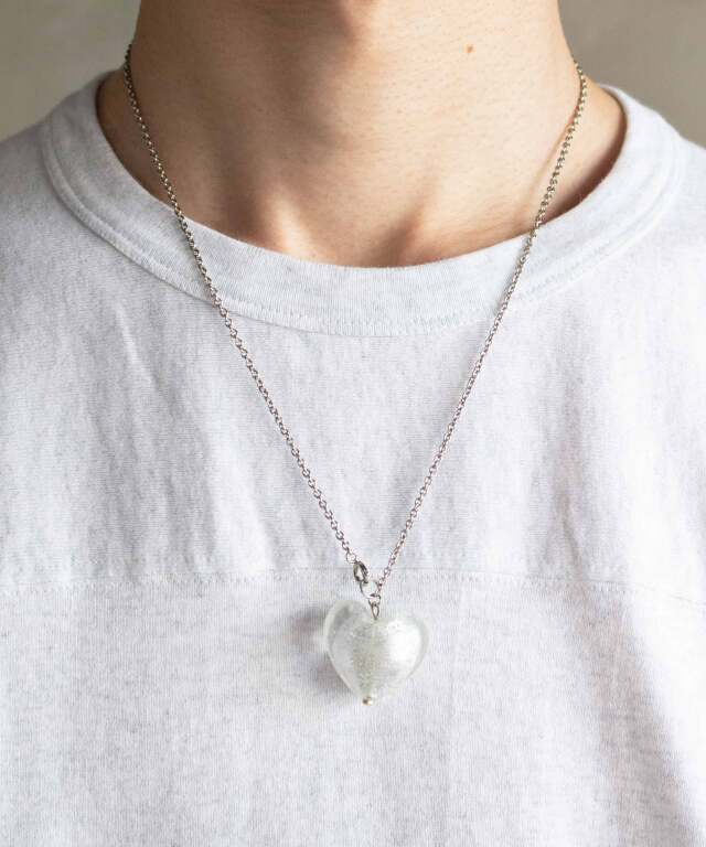 Daniel et Lili 60's vintage heart necklace  - Mens