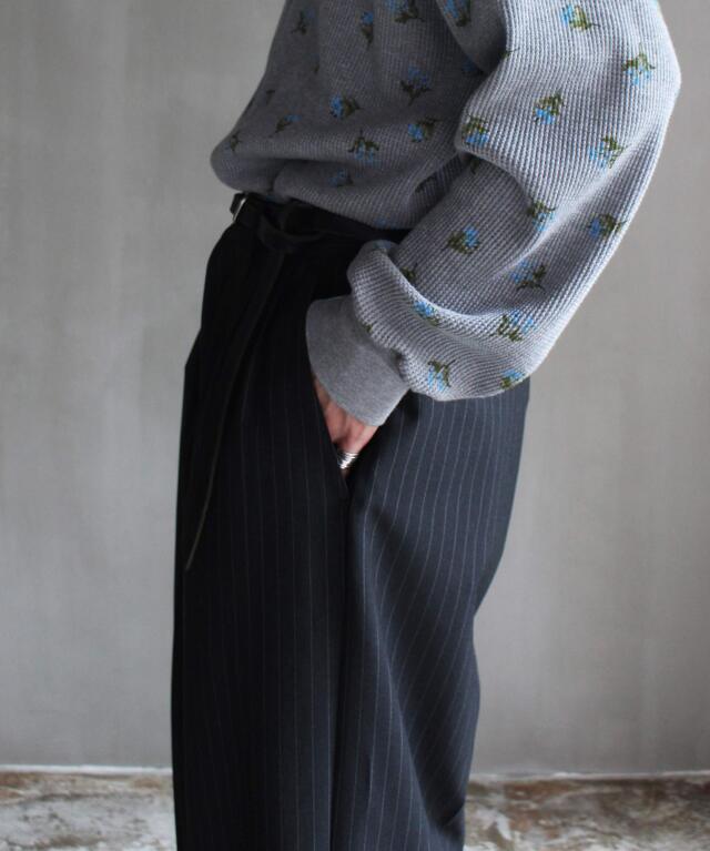 RL VB SEMI WIDE TUCK SLACKS PIN STRIPE - Mens | rroomm