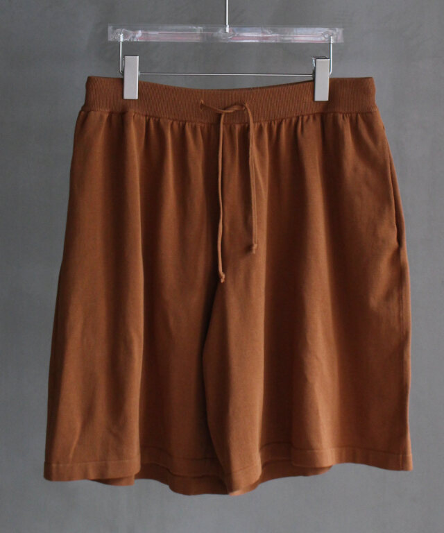 crepuscule EX HG KNIT SHORTS CAMEL -