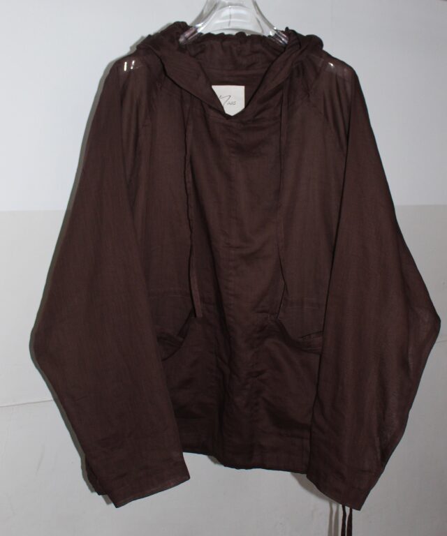 yassgi HOODIE SHIRT DK.BROWN