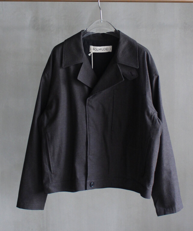 POLYPLOID MARINE JACKET C CHARCOAL -