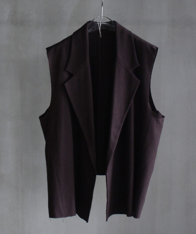 colbo Gabby Vest Dark Brown -