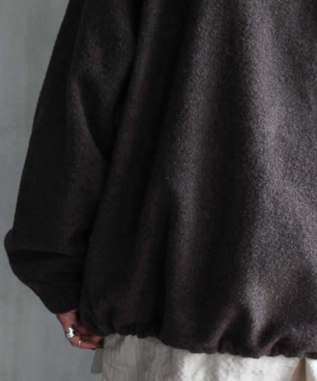 colbo Half Zip Raglan Parka Dark Taupe - | rroomm onlinestore