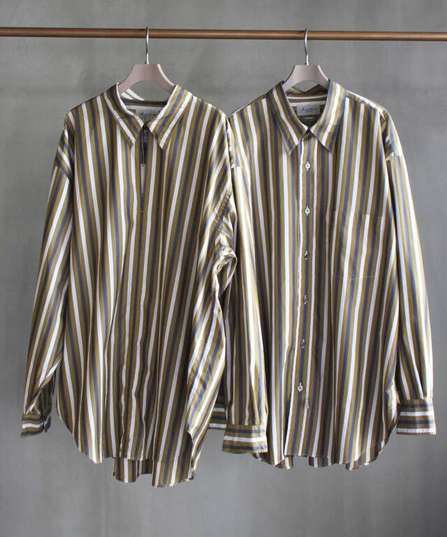 Marvin Pontiak Skipper SH/3 Button Regular Collar SH -THOMAS MASON Multi ST -