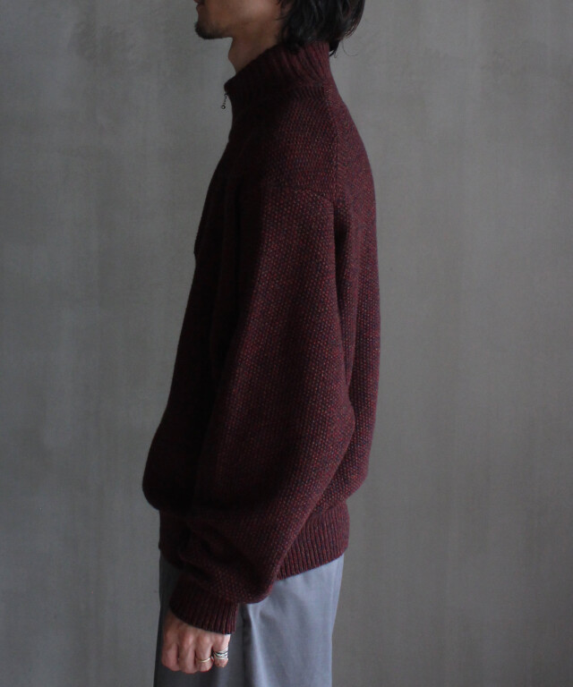 crepuscule Wool Kanoko Half Zip P/O - | rroomm onlinestore（ルーム