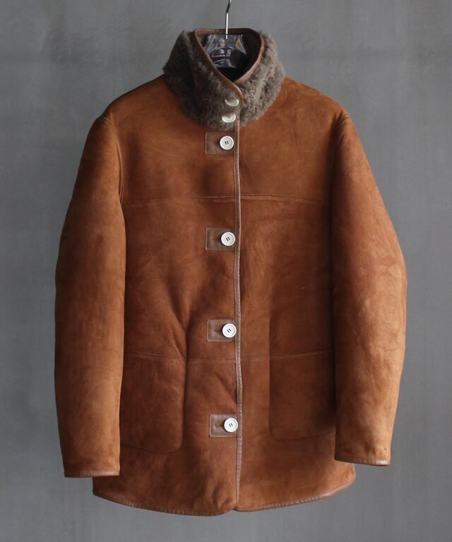RANRA CHISM SHEARLING JACKET TABACCO -