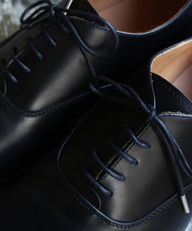 Hender Scheme bear foot balmoral black - | rroomm onlinestore