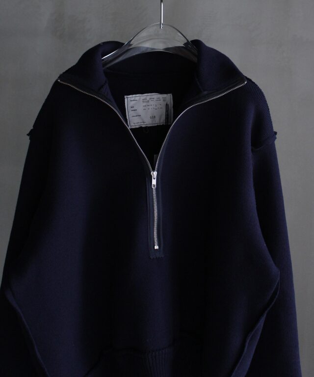 CAMIEL FORTGENS SEAMAN'S SWEATER NAVY - | rroomm onlinestore