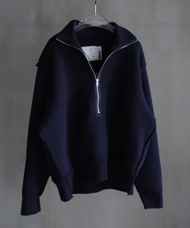 CAMIEL FORTGENS SEAMAN'S SWEATER NAVY - | rroomm onlinestore