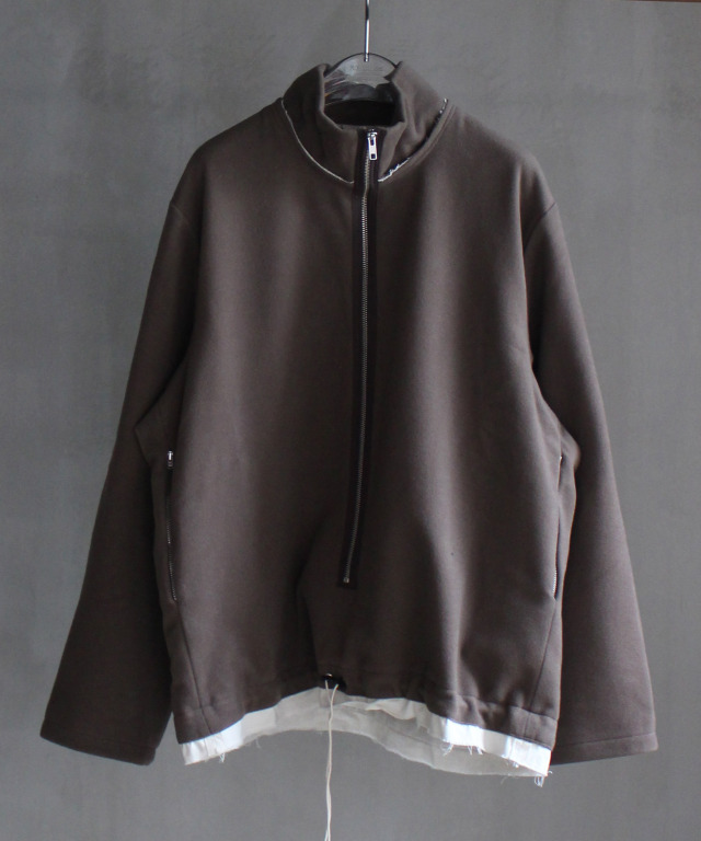 CAMIEL FORTGENS FLEECE ANORAK TAUPE -