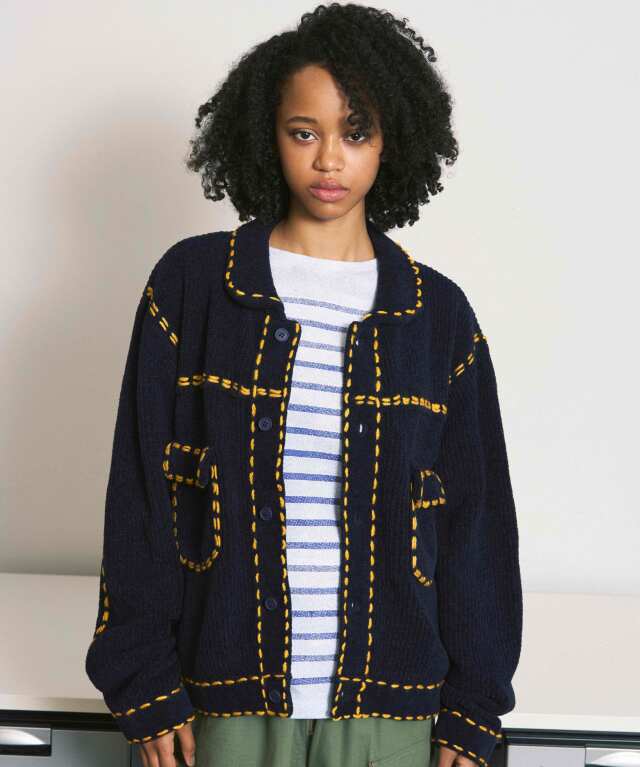 トップス phingerin pg1knit PHINGERIN PG1 KNIT NAVY - | rroomm onlinestore（ルーム