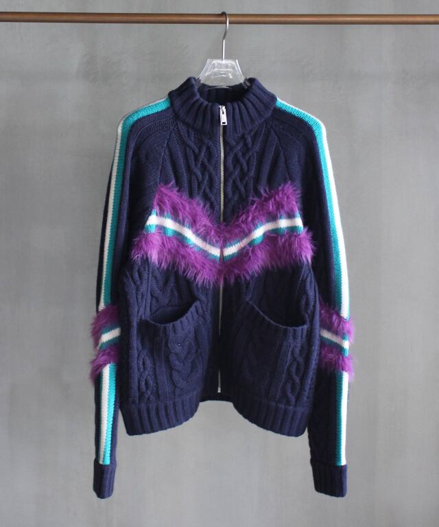 amok ALAN KNIT TRACK JACKET