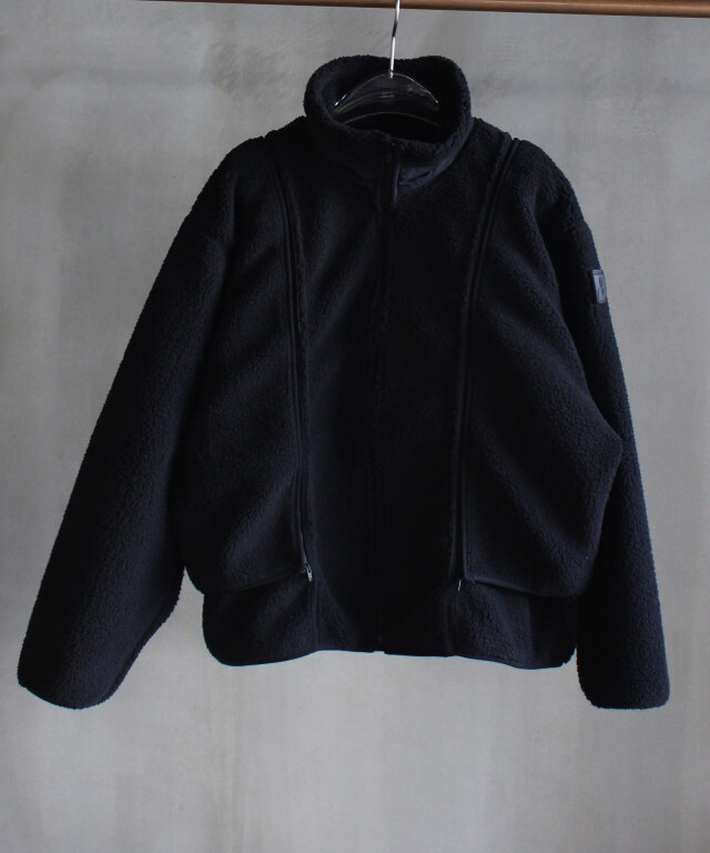 PHINGERIN NOREN BOA FLEECE JACKET BLACK -