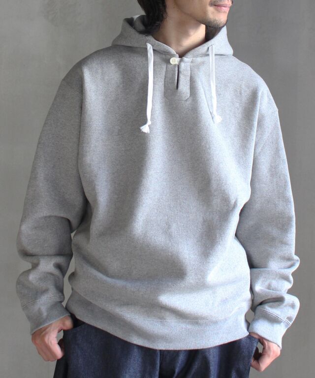 OLD FOLK HOUSE Skipper Sweat Hoodie with Fleece Lining - | rroomm