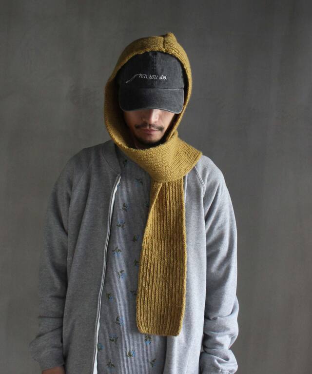 小物 RL WOOLEN HANDKNIT BALACLAVA GREY RL WOOLEN HANDKNIT BALACLAVA - | rroomm onlinestore（ルーム