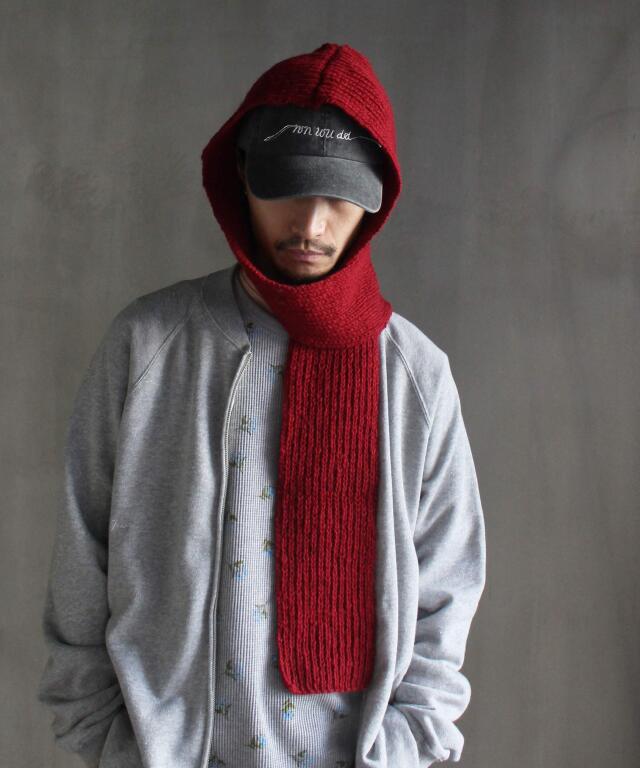 小物 RL WOOLEN HANDKNIT BALACLAVA GREY RL WOOLEN HANDKNIT BALACLAVA - | rroomm onlinestore（ルーム