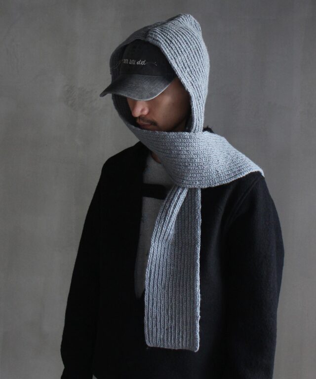 小物 RL WOOLEN HANDKNIT BALACLAVA GREY RL WOOLEN HANDKNIT BALACLAVA - | rroomm onlinestore（ルーム