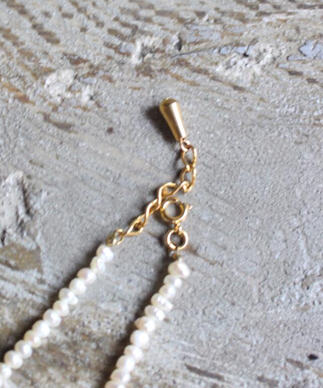 アクセサリー Daniel et Lili 40's vintage necklace Daniel et Lili 40's vintage verre souffle necklace champagne gold