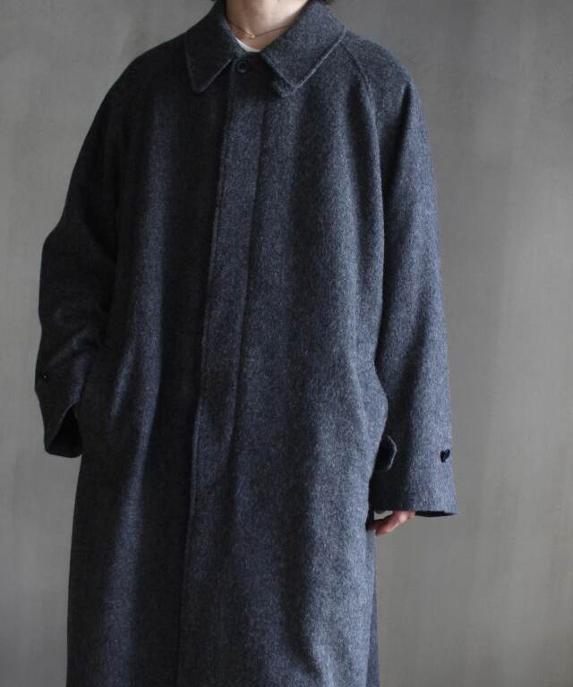 POLYPLOID LONG COAT C CHARCOAL - | rroomm onlinestore（ルーム