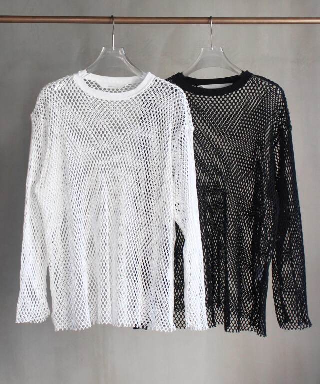 ANDER FISHERMAN NET LS TEE  -