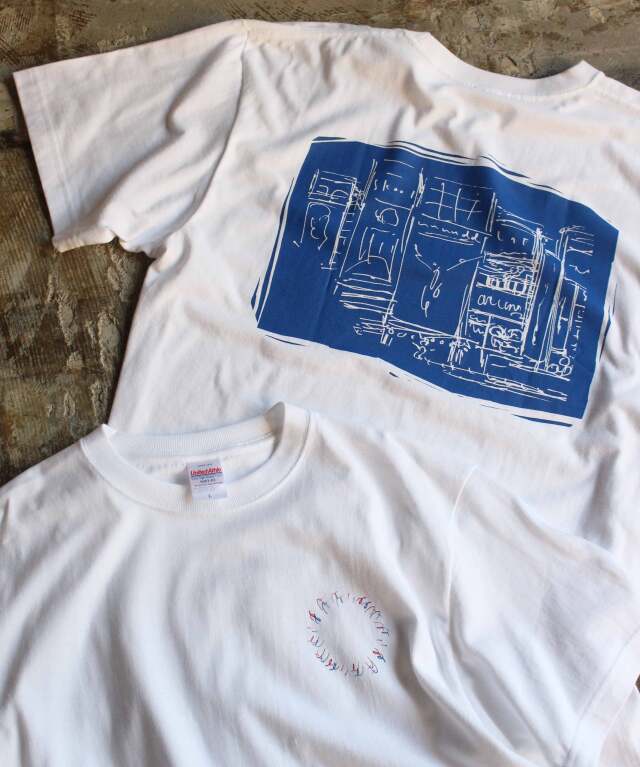 nnuudd naniwa print TEE