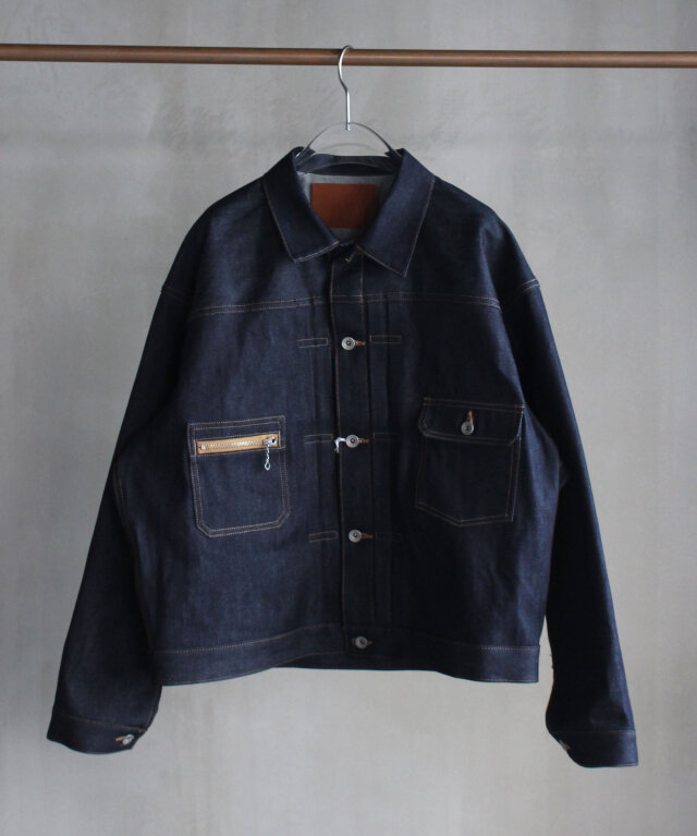 DAIRIKU "Rigid" 2PKT Denim Jacket Indigo -