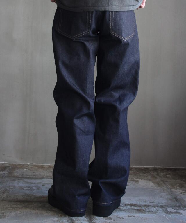 DAIRIKU Rigid Painter Denim Wide Pants DAIRIKU