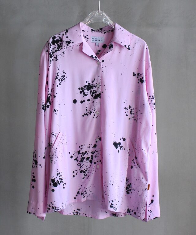 sukuhome WINTER CLASSIC PYJAMA SHIRT Pink Paz -