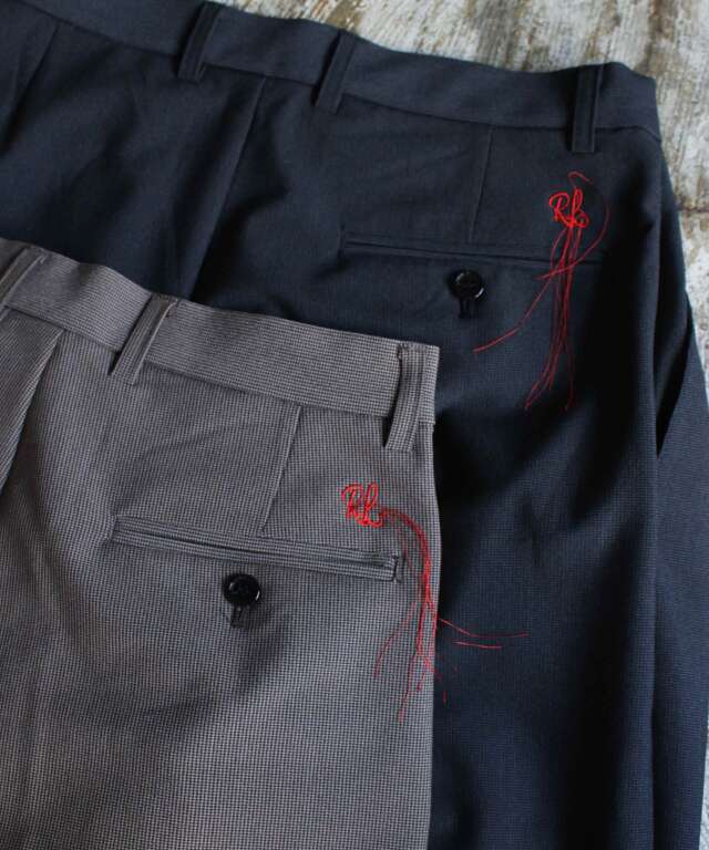 RL VB SEMI WIDE TUCK SLACKS