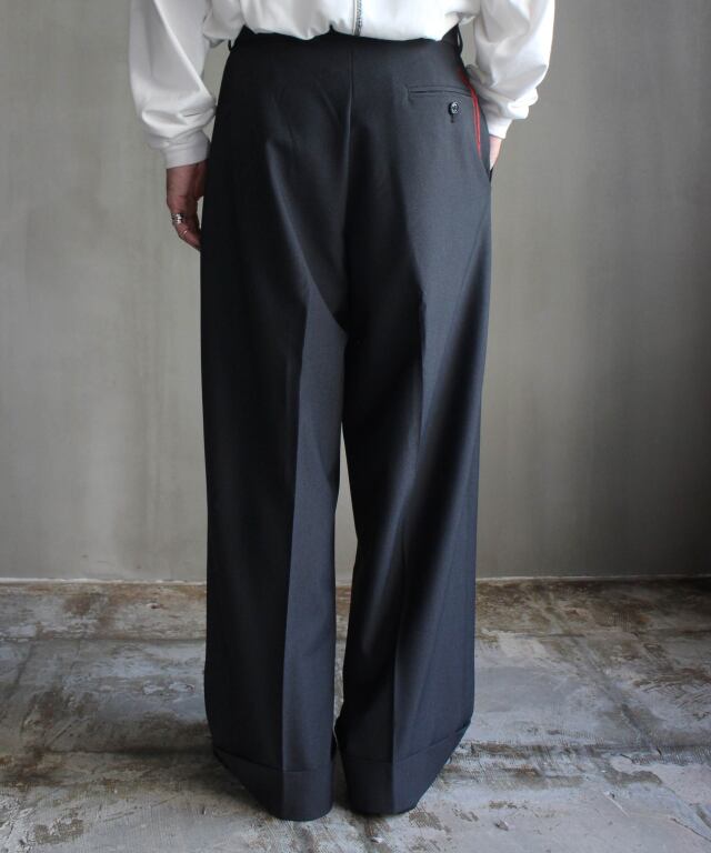 パンツ rroomm RL SEMIWIDE TUCK SLACKS PINSTRIPE RL VB SEMI WIDE TUCK SLACKS PIN STRIPE - Mens | rroomm onlinestore